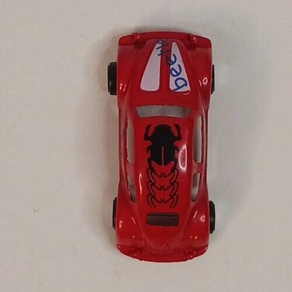 VW Volkswagon RedBox Beetle Diecast Bug Vintage 1:87 Scale Orange Good Condition - Picture 7 of 9